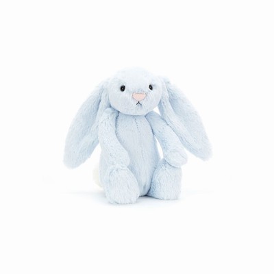 Jellycat Bashful Blue Bunnies USA | 86905GWEV